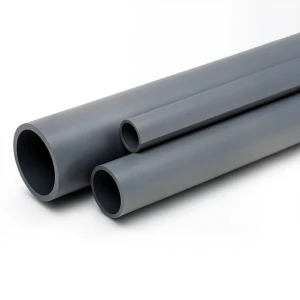 مواسير UPVC مقاس ½ 1 إنش سمك 3.7 مم لون رمادي غامق