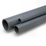 مواسير UPVC مقاس ½ إنش سمك 3.7 مم لون رمادي غامق