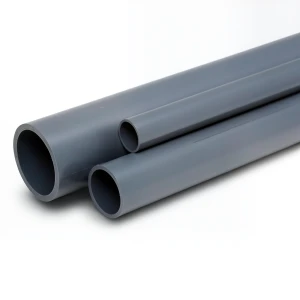مواسير UPVC مقاس 1 إنش سمك 4.5 مم لون رمادي غامق