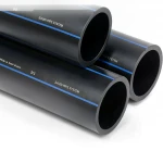 أنابيب HDPE السعودي  PE 100 ضغط 6 بار قطر خارجي 450 مم سمك 17.2 مم لون اسود