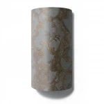 Italian Wall Decoration, Brown with Gray Color, Classic Design, Roll Length 10 m, Model Z80043