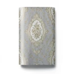 Italian Wallpaper Gray with Beige, 10m Length, 0.73m Width, Model 27008