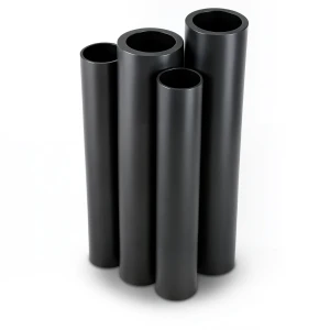 أنابيب HDPE الراجحي PE 63 ضغط 10 بار قطر 225 مم سمك 20.5 مم أسود