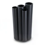 Al-Rajhi HDPE Pipe PE 63 Pressure 10 Bar OD 250 mm Thickness 22.7 mm Black