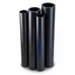 HDPE Pipes PE 63 Pressure 10 Bar Outside Diameter 280 mm Thickness 25.4 mm Black