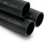 مواسير HDPE  من انظمة الأنابيب PE 100 ضغط 10 بار قطر خارجي 355 مم سمك 21.1 مم لون اسود