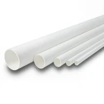 مواسير UPVC ضغط اسمي 13.8 بار مقاس 3/4 إنش قطر خارجي، سمك 1.52 مم أبيض