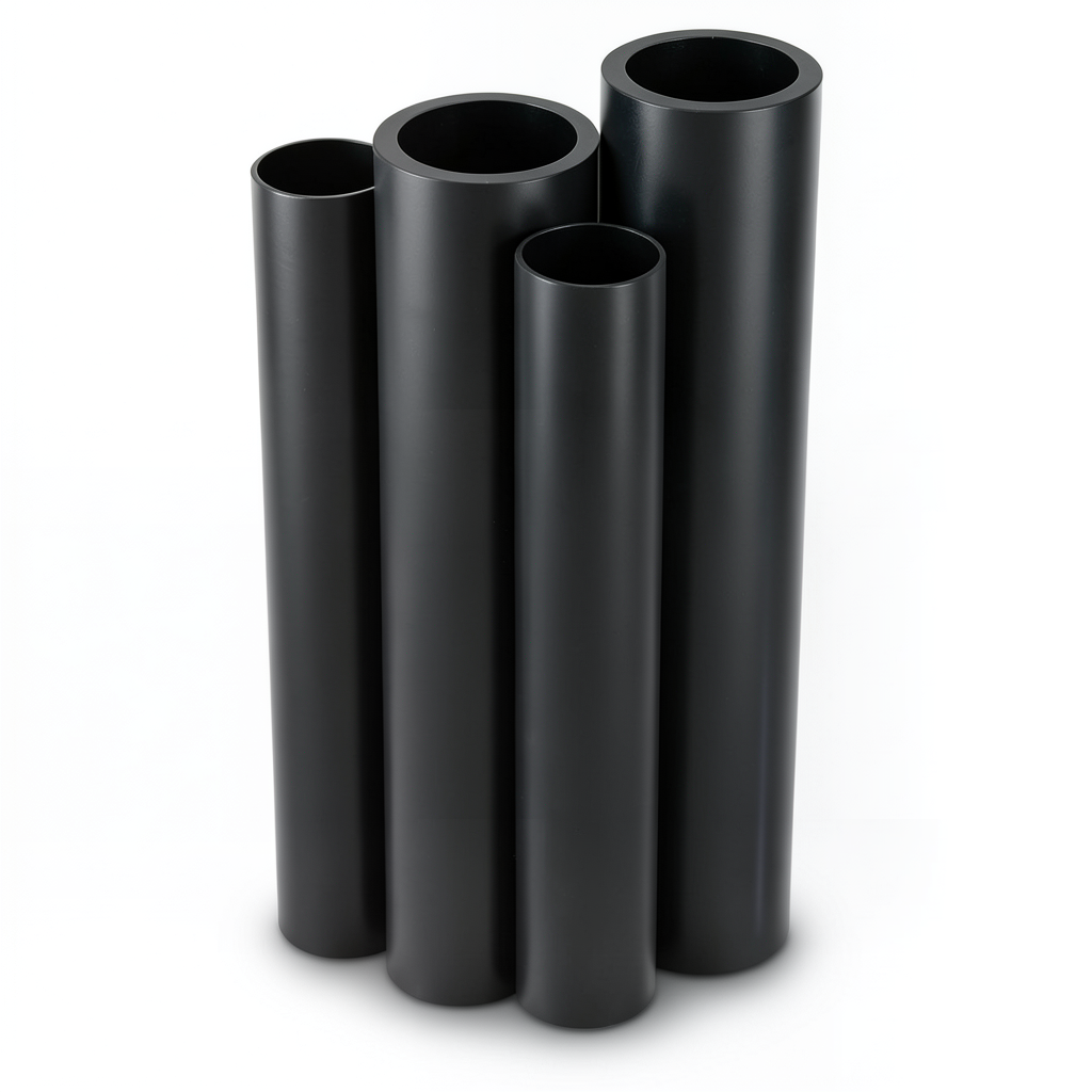 Al-Rajhi HDPE Pipes PE 63 Pressure 10 Bar Outside Diameter 355 mm Thickness 32.2 mm Black