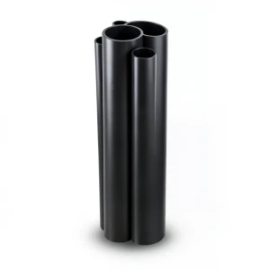 مواسير HDPE PE 63 ضغط 10 بار قطر 400 مم سمك 36.3 مم أسود