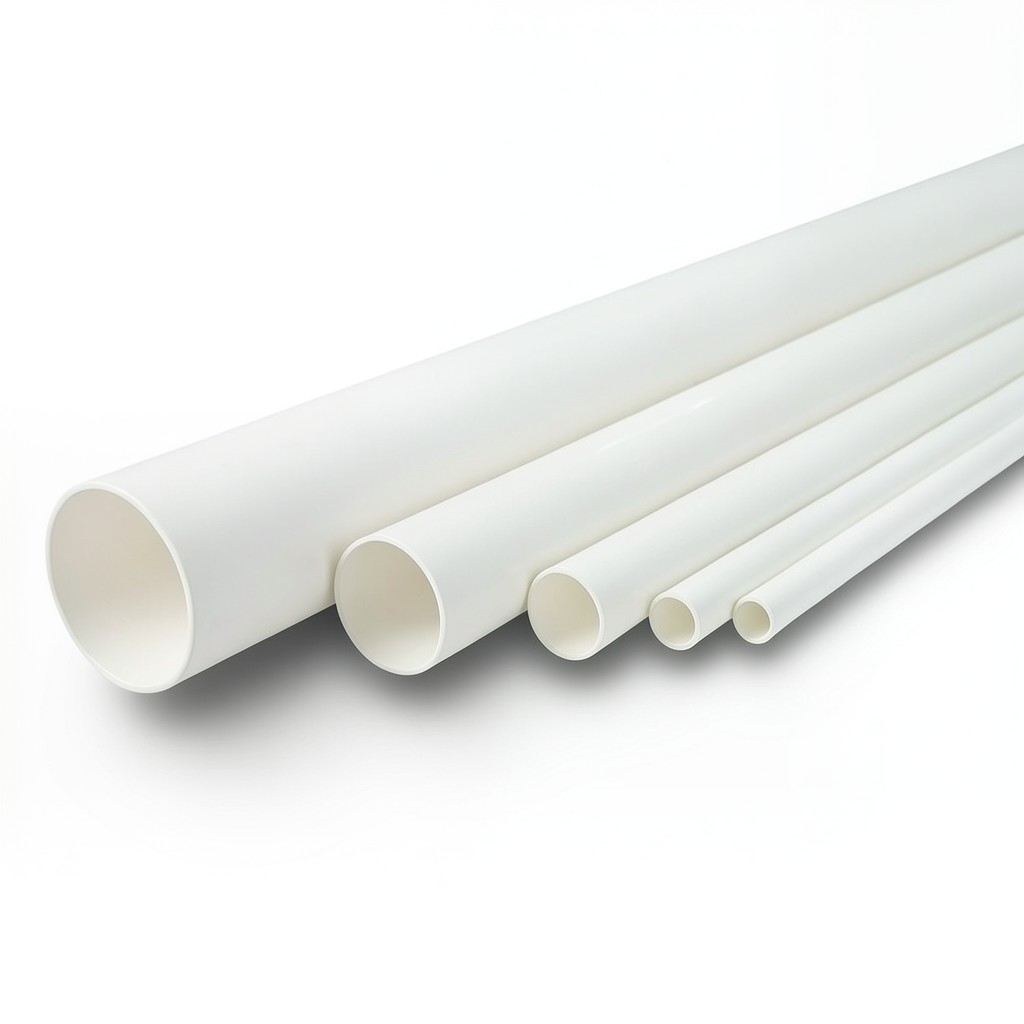 UPVC Pipes Nominal Pressure 21.7 Bar 3/4 inch Diameter 1.98 mm Thickness White