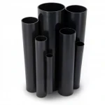 UPVC Pipes Modern Technology Nominal Pressure 2.5  Bar Size 630  mm Thickness 5 mm Black Colour