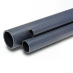 مواسير UPVC مقاس 1 إنش، سمك 3.4 مم، لون رمادي غامق