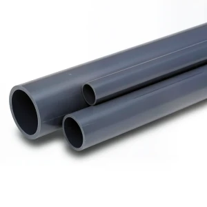 مواسير UPVC مقاس 1 إنش، سمك 3.4 مم، لون رمادي غامق