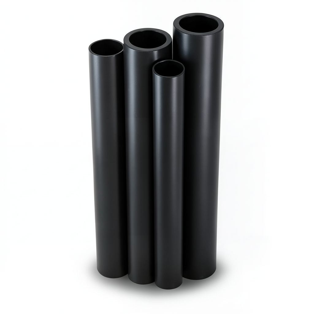Al-Rajhi HDPE Pipes PE 63 Pressure 10 Bar Outside Diameter 500 mm Thickness 45.4 mm Black