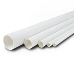 مواسير UPVC ضغط اسمي 11 بار مقاس 1 إنش سمك 1.52 مم لون أبيض