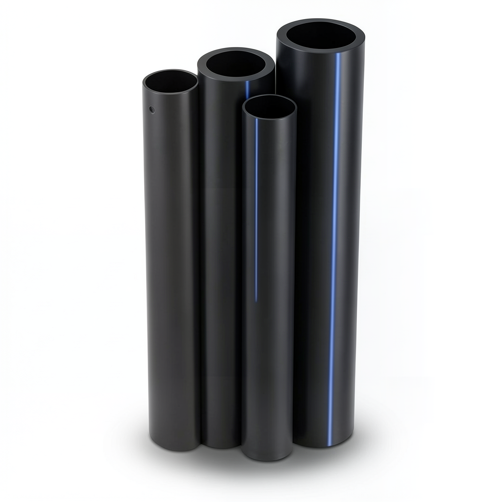 مواسير HDPE الراجحي PE 63 ضغط 10 بار قطر خارجي 560 مم سمك 50.8 مم لون أسود