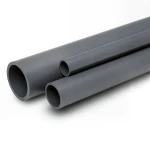UPVC Pipes 3/8 Inch Size, 3.2 mm Thickness, Dark Gray