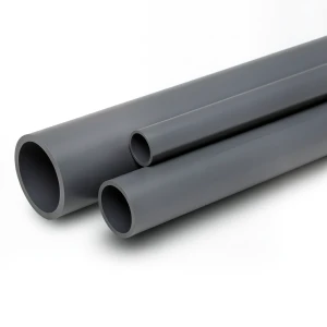 مواسير UPVC مقاس 3/8 إنش، سمك 3.2 مم، لون رمادي غامق