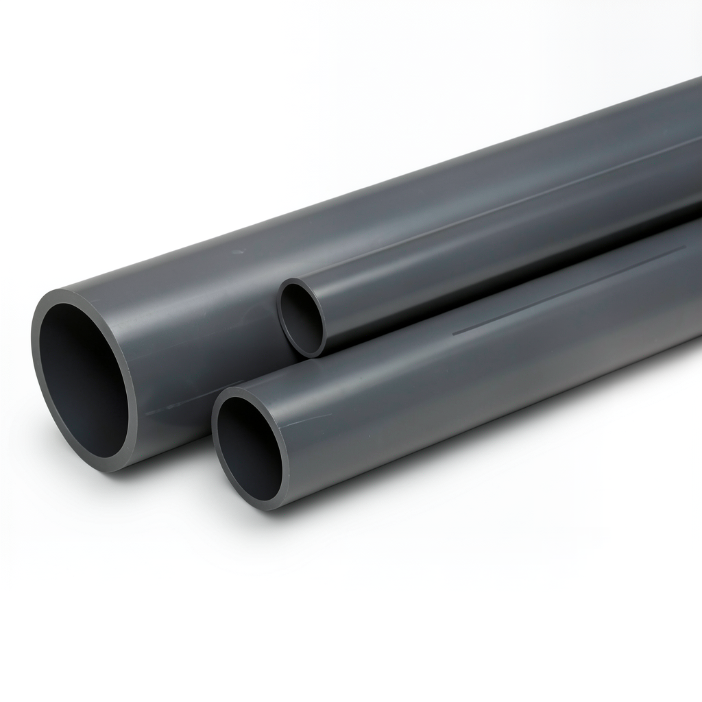 UPVC Pipes 1 ¼ Inch Thickness 4.8 mm Dark Gray