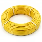 أنابيب HDPE الراجحي PE 100 ضغط 10 بار قطر خارجي 16 مم سمك 3 مم لون أصفر 