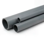 مواسير UPVC مقاس ¾ إنش سمك 3.9 مم لون رمادي غامق