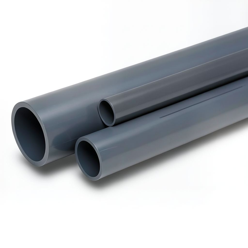 UPVC Pipes 1 Inch Thickness 4.5 mm Dark Gray