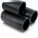 أنابيب HDPE السعودي  PE 100 ضغط 10 بار قطر خارجي 400 مم سمك 23.7 مم لون اسود