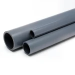 UPVC Pipes Nominal Pressure 9 Bar Size 2 1/2 inch Thickness 3 mm Dark Gray