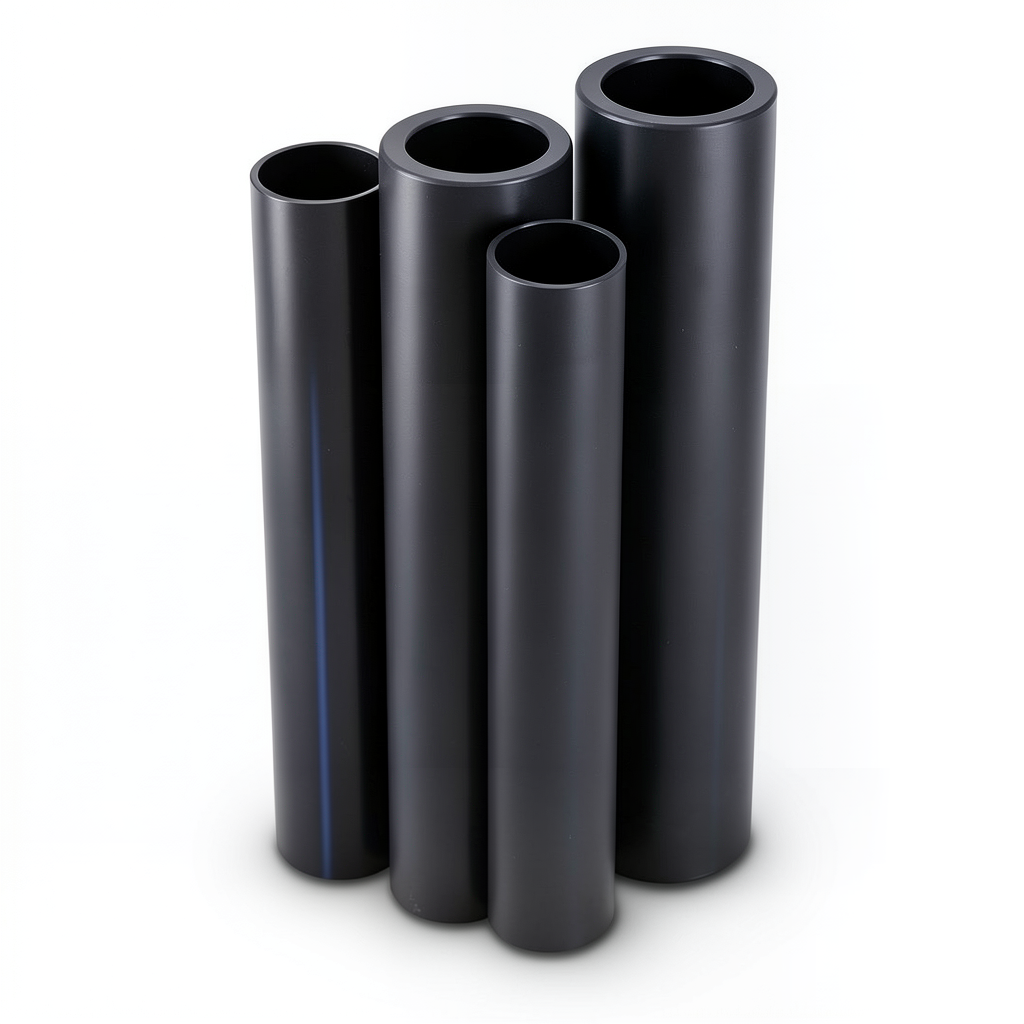 أنابيب HDPE الراجحي PE 63 ضغط 10 بار قطر 225 مم سمك 20.5 مم أسود