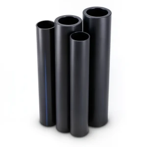 Al-Rajhi HDPE Pipes PE 63 Pressure 10 Bar Diameter 225 mm Thickness 20.5 mm Black