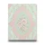 Italian Wall Decoration 10m x 0.73m Light Green with Pink, Model 27001 - Image 1
