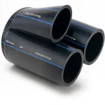 أنابيب HDPE السعودي PE 100 ضغط 16 بار قطر خارجي 400 مم سمك 36.3 مم لون اسود