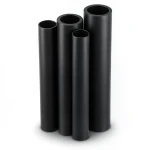 مواسير HDPE البولي ايثيلين الراجحي PE 63 ضغط 10 بار قطر خارجي 250 مم سمك 22.7 مم لون اسود