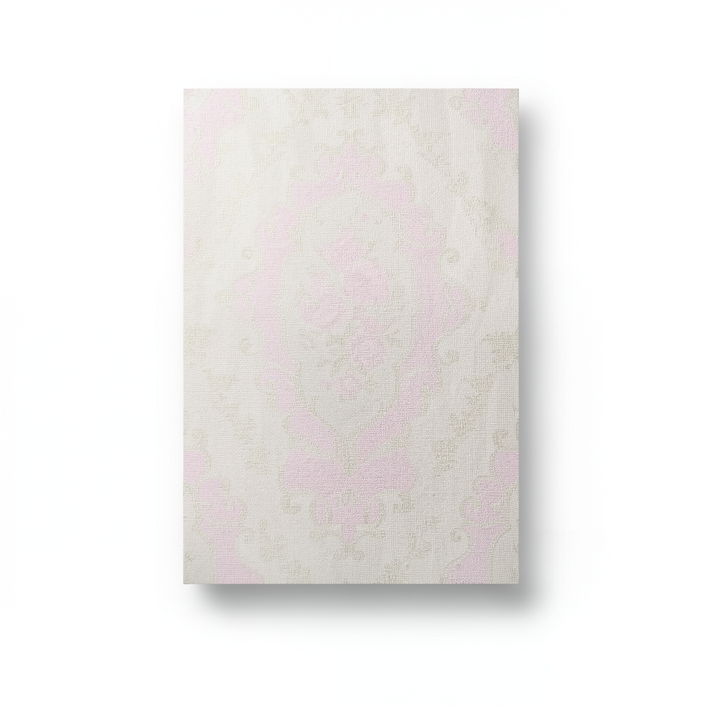Italian Wall Covering Pale Beige with Pink, 10 m x 0.73 m, Model 27002