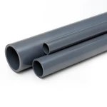 UPVC Pipes 4 Inch Thickness 7.3 mm Pressure 15 Bar Dark Gray