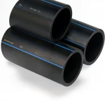 أنابيب HDPE السعودي  PE 100 ضغط 6 بار قطر خارجي 450 مم سمك 17.2 مم لون اسود