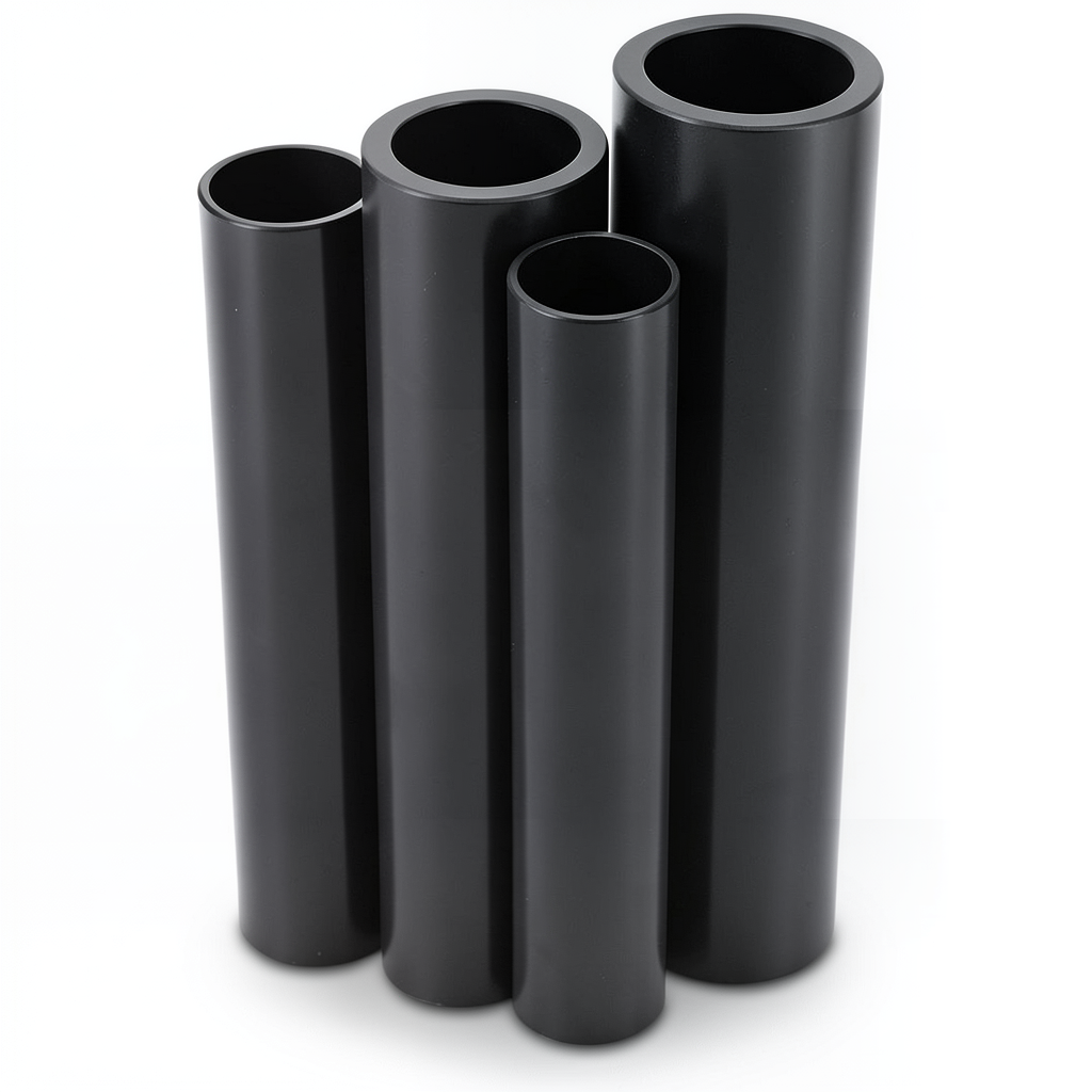 Al-Rajhi HDPE Pipes PE 63 Pressure 10 Bar Outside Diameter 450 mm Thickness 40.9 mm Black