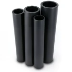 مواسير HDPE PE 80 ضغط 12.5 بار قطر خارجي 140 مم سمك 12.7 مم لون أسود