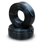Al-Rajhi HDPE Pipes PE 80 Pressure 12.5 Bar Outside Diameter 110 mm Thickness 10 mm Black