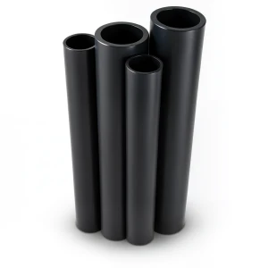 مواسير HDPE الراجحي PE 63 ضغط 15.9 بار قطر خارجي 160 مم سمك 21.9 مم لون أسود