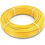 أنابيب HDPE الراجحي  PE 100 ضغط 10 بار قطر خارجي 20 مم سمك 3 مم لون أصفر 