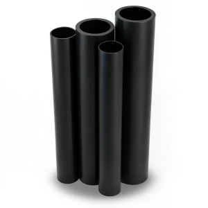 HDPE Pipes PE 63 Pressure 10 Bar Outside Diameter 710 mm Thickness 64.5 mm Black