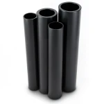 مواسير HDPE PE 63 ضغط 15.9 بار قطر 225 مم سمك 30.8 مم أسود