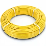 أنابيب HDPE الراجحي  PE 80 ضغط 8 بار قطر خارجي 20 مم سمك 3 مم لون أصفر 