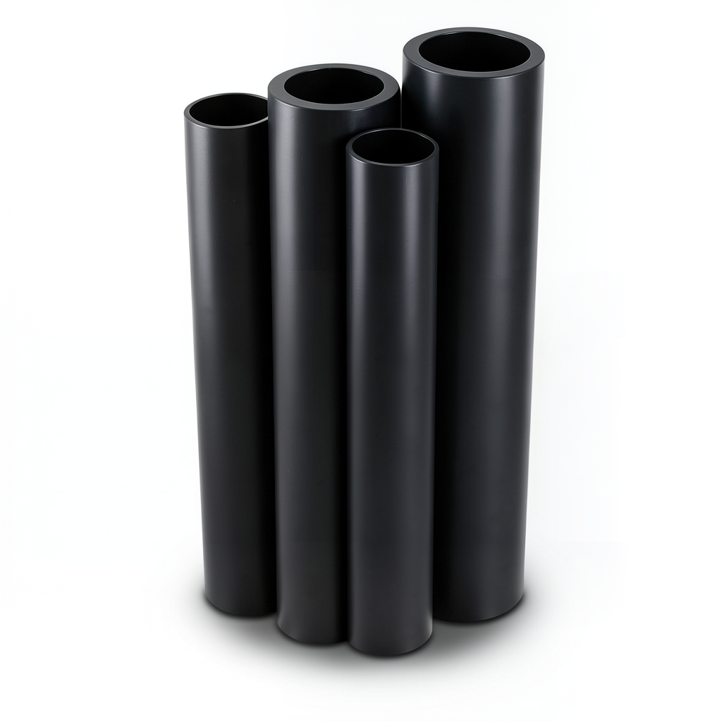 Al-Rajhi HDPE Pipes PE 63 Pressure 15.9 Bar Diameter 250 mm Thickness 34.2 mm Black
