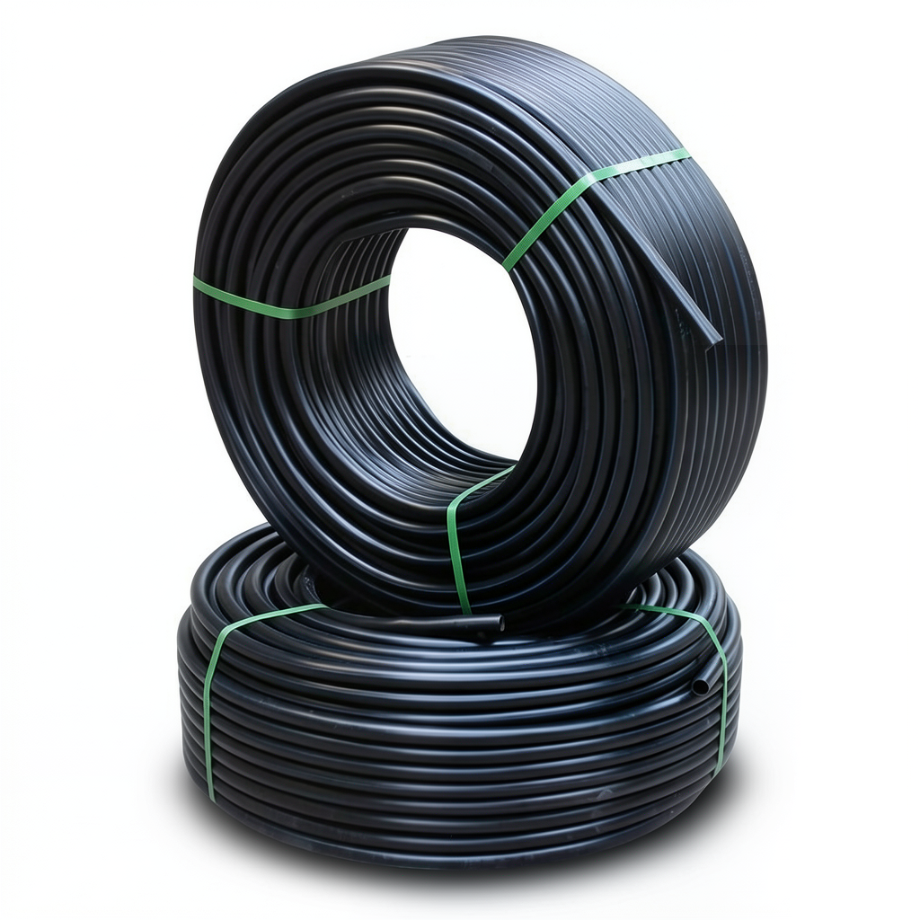أنابيب HDPE الراجحي PE 100 ضغط 16 بار قطر خارجي 125 مم سمك 11.4 مم لون أسود