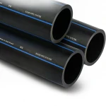 أنابيب HDPE السعودي  PE 100 ضغط 10 بار قطر خارجي 400 مم سمك 23.7 مم لون اسود