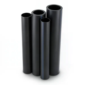 مواسير HDPE PE 63 ضغط 15.9 بار قطر 280 مم سمك 38.3 مم أسود