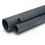 مواسير UPVC مقاس ½ 1 إنش سمك 5.1 مم لون رمادي غامق