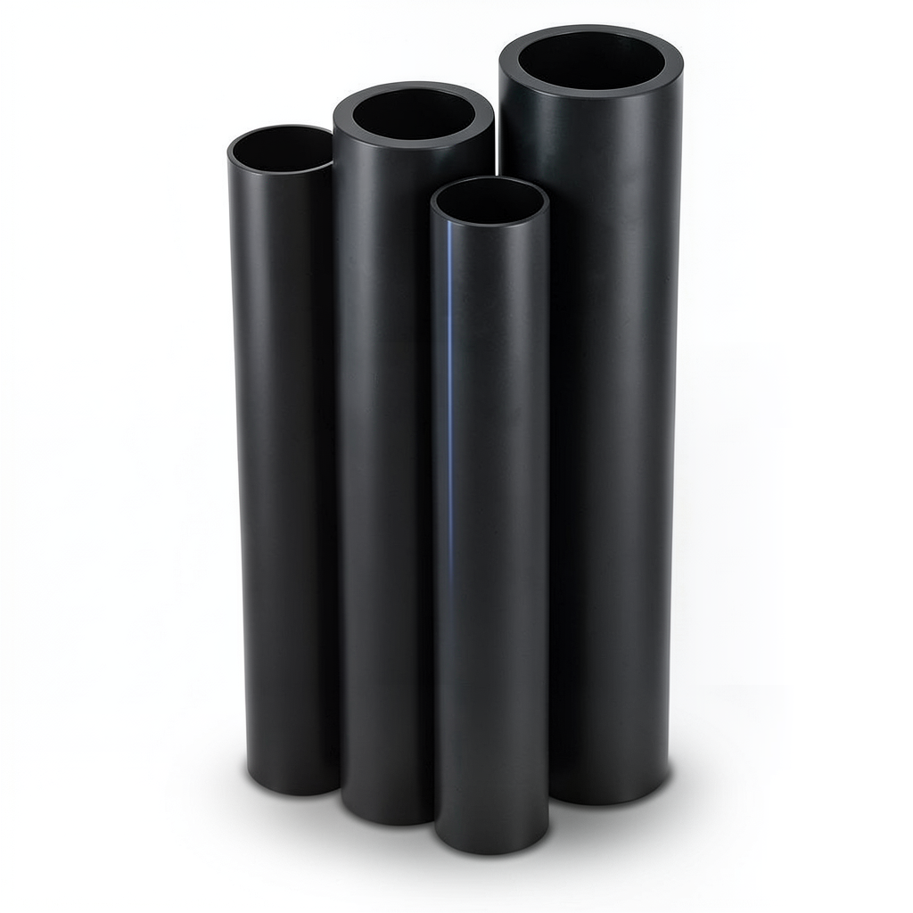 مواسير HDPE الراجحي PE 63 ضغط 15.9 بار قطر خارجي 355 مم سمك 48.5 مم لون أسود